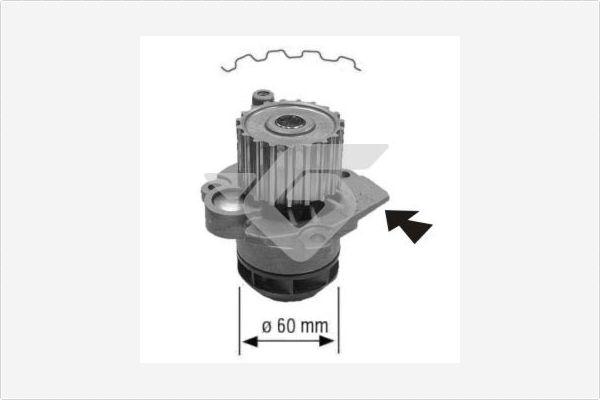 Hutchinson WP0058V - Vesipumppu inparts.fi