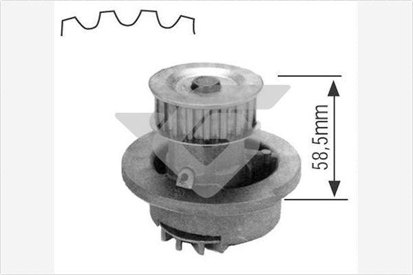 Hutchinson WP0002V - Vesipumppu inparts.fi