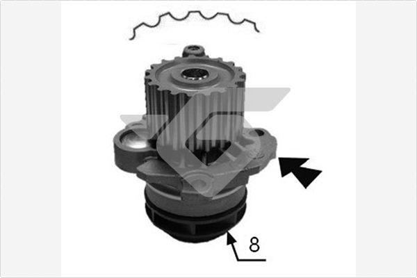 Hutchinson WP0079V - Vesipumppu inparts.fi