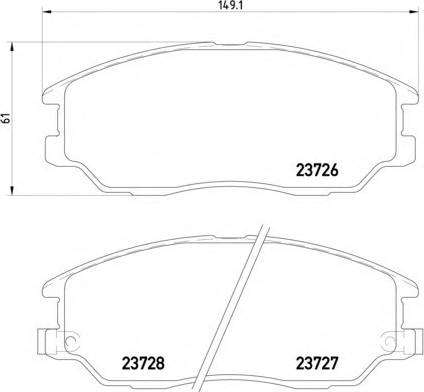 Hyundai 58101-H1A80 - Jarrupala, levyjarru inparts.fi