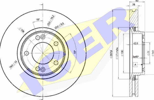 ACDelco AC2612D - Jarrulevy inparts.fi