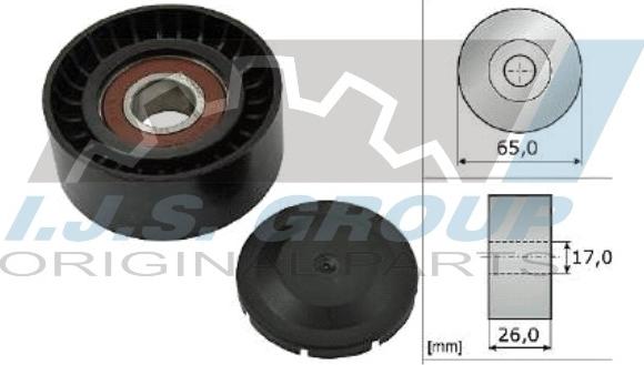 IJS GROUP 93-1275 - Ohjainrulla, moniurahihna inparts.fi