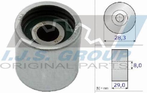 IJS GROUP 93-2078 - Ohjainrulla, hammashihna inparts.fi