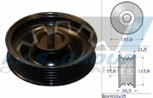 IJS GROUP 93-2159 - Ohjainrulla, moniurahihna inparts.fi