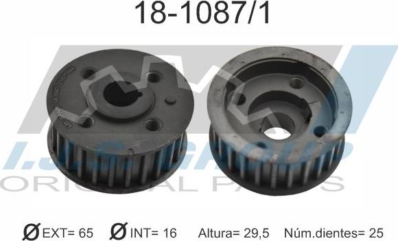 IJS GROUP 18-1087/1 - Hammaspyörä, nokka-akseli inparts.fi