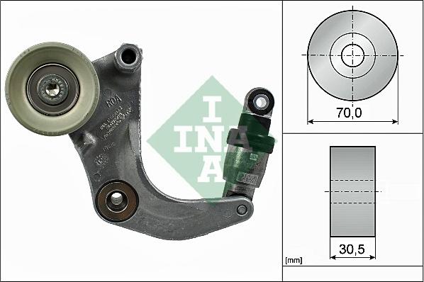 INA 534 0534 10 - Hihnankiristin, moniurahihna inparts.fi