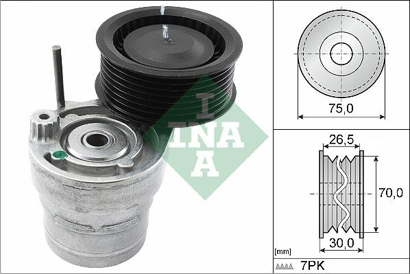 INA 534 0603 10 - Hihnankiristin, moniurahihna inparts.fi