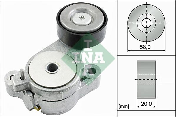 INA 534 0396 10 - Hihnankiristin, moniurahihna inparts.fi