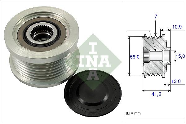 INA 535 0173 10 - Hihnapyörä, laturi inparts.fi