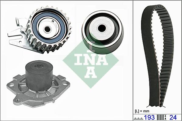 INA 530 0621 30 - Vesipumppu + jakohihnasarja inparts.fi