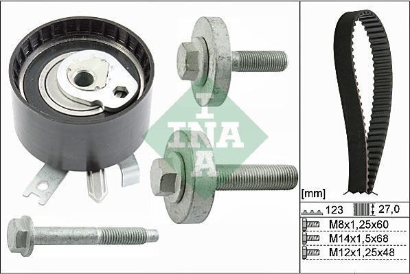 INA 530 0197 10 - Hammashihnasarja inparts.fi