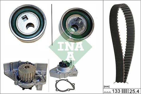 INA 530 0106 30 - Vesipumppu + jakohihnasarja inparts.fi