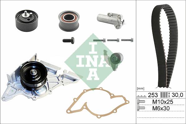 INA 530 0179 33 - Vesipumppu + jakohihnasarja inparts.fi