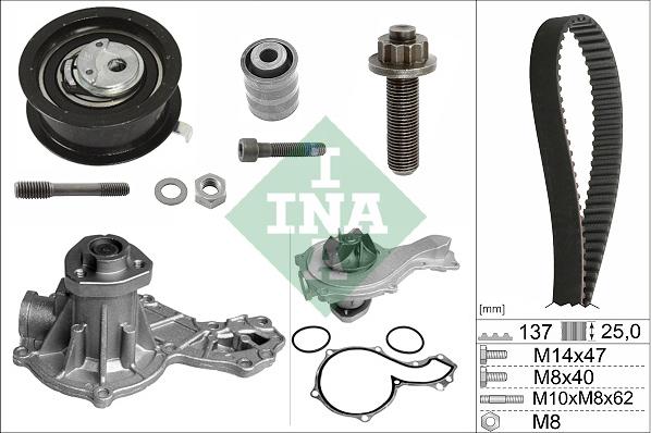 INA 530 0377 30 - Vesipumppu + jakohihnasarja inparts.fi