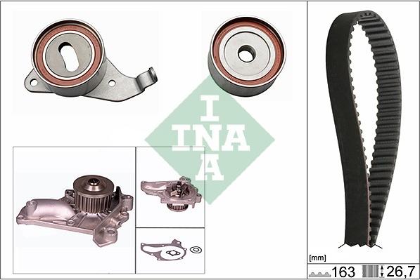 INA 530 0268 30 - Vesipumppu + jakohihnasarja inparts.fi