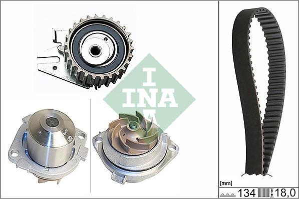 INA 530 0221 30 - Vesipumppu + jakohihnasarja inparts.fi