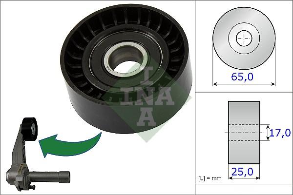 INA 531 0866 10 - Ohjainrulla, moniurahihna inparts.fi