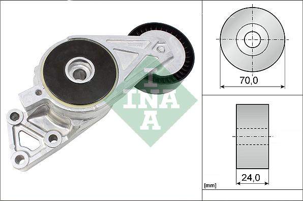 INA 533 0076 30 - Hihnankiristin, moniurahihna inparts.fi