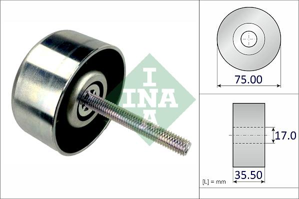 INA 532 0964 10 - Ohjainrulla, moniurahihna inparts.fi