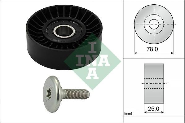 INA 532 0439 10 - Ohjainrulla, moniurahihna inparts.fi