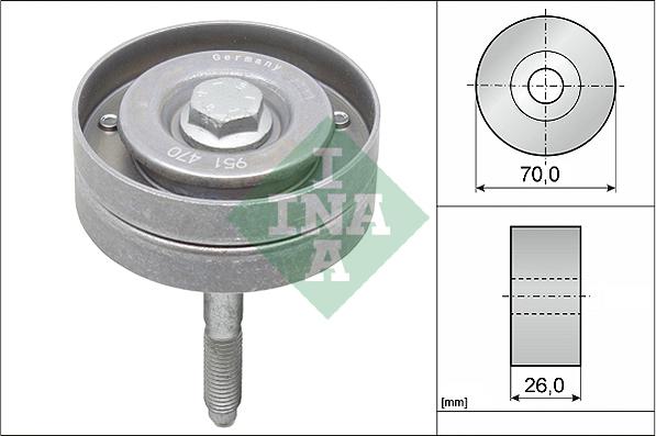 INA 532 0596 10 - Ohjainrulla, moniurahihna inparts.fi