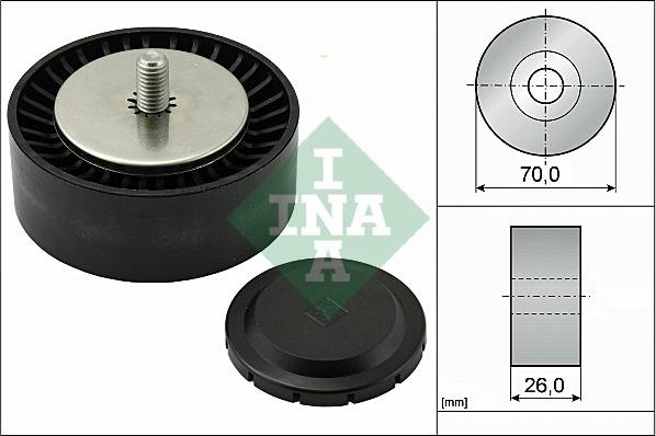 INA 532 0553 10 - Ohjainrulla, moniurahihna inparts.fi