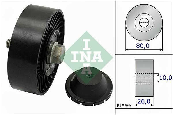 INA 532 0512 10 - Ohjainrulla, moniurahihna inparts.fi