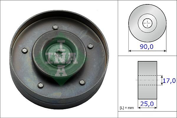 INA 532 0694 10 - Ohjainrulla, moniurahihna inparts.fi