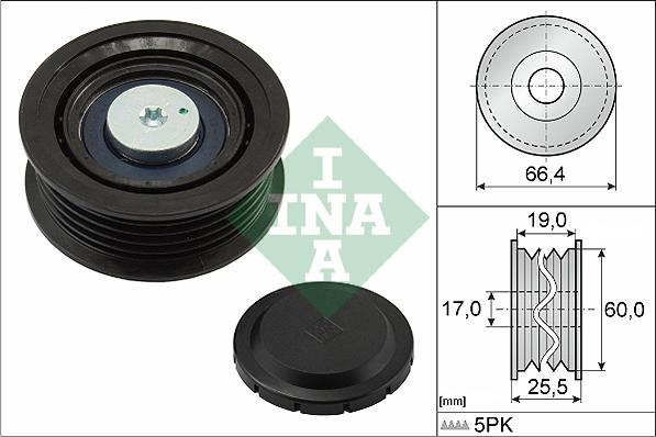 INA 532 0642 10 - Ohjainrulla, moniurahihna inparts.fi