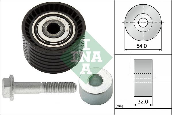 INA 532 0654 10 - Ohjainrulla, hammashihna inparts.fi