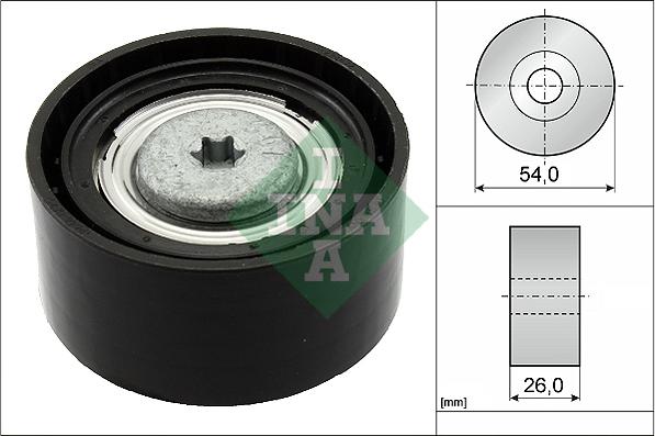 INA 532 0672 10 - Ohjainrulla, moniurahihna inparts.fi