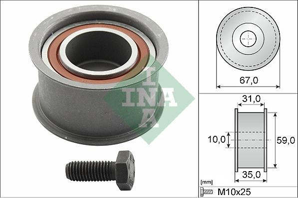 INA 532 0159 10 - Ohjainrulla, hammashihna inparts.fi