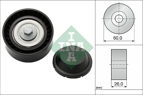 INA 532 0824 10 - Ohjainrulla, moniurahihna inparts.fi