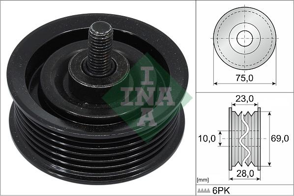 INA 532 0744 10 - Ohjainrulla, moniurahihna inparts.fi