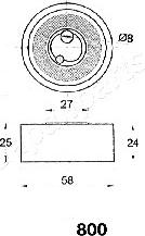 Japanparts BE-800 - Hihnankiristin, hammashihnat inparts.fi