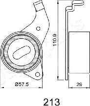 Japanparts BE-213 - Hihnankiristin, hammashihnat inparts.fi