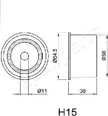 Japanparts BE-H15 - Hihnankiristin, hammashihnat inparts.fi