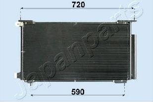 Japanparts CND193013 - Lauhdutin, ilmastointilaite inparts.fi