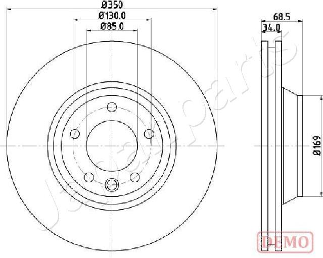 Japanparts DI-0931C - Jarrulevy inparts.fi