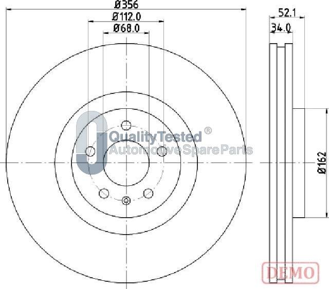 Japanparts DI0929JM - Jarrulevy inparts.fi