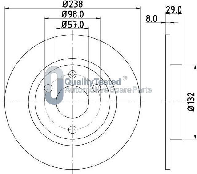 Japanparts DI0639JM - Jarrulevy inparts.fi