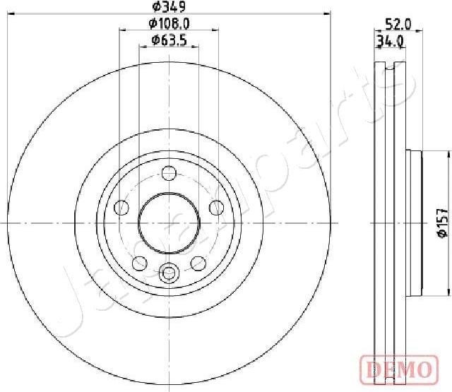 Japanparts DI-L17C - Jarrulevy inparts.fi