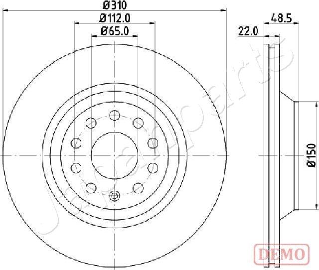 Japanparts DP-0903C - Jarrulevy inparts.fi