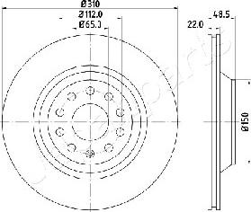 Japanparts DP-0903 - Jarrulevy inparts.fi