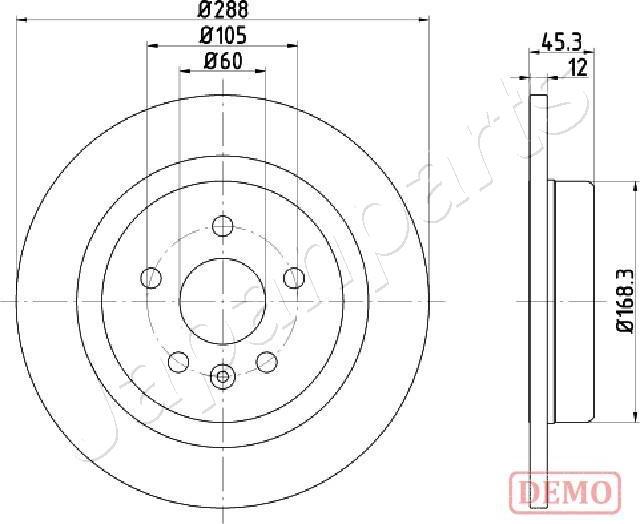 Japanparts DP-0404C - Jarrulevy inparts.fi