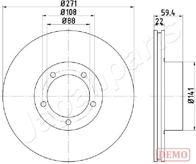 Japanparts DP-0401C - Jarrulevy inparts.fi