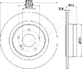 Japanparts DP-0509 - Jarrulevy inparts.fi