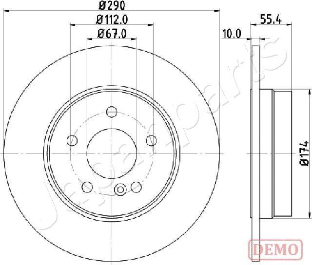 Japanparts DP-0507C - Jarrulevy inparts.fi