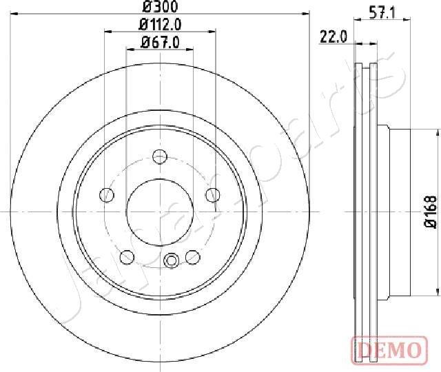 Japanparts DP-0510C - Jarrulevy inparts.fi