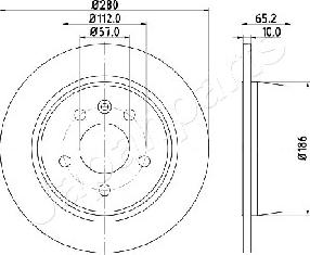 Japanparts DP-0530 - Jarrulevy inparts.fi